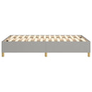 Boxspring sengeramme Lysegrå 120x200 cm Stof