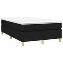 Boxspring sengeramme Sort 120x200 cm Stof