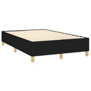 Boxspring sengeramme Sort 120x200 cm Stof
