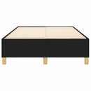 Boxspring sengeramme Sort 120x200 cm Stof