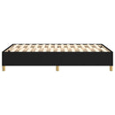 Boxspring sengeramme Sort 120x200 cm Stof