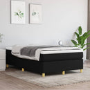 Boxspring sengeramme Sort 120x200 cm Stof