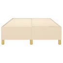 Boxspring sengeramme Creme 120x200 cm Stof