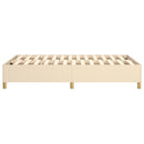 Boxspring sengeramme Creme 120x200 cm Stof
