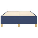 Boxspring sengeramme 120x200 cm stof blå