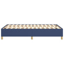 Boxspring sengeramme 120x200 cm stof blå