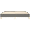 Boxspring sengeramme 140x190 cm stof mørkegrå