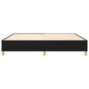 Boxspring sengeramme 140x190 cm stof sort