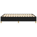 Boxspring sengeramme 140x190 cm stof sort