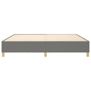 Boxspring sengeramme 140x200 cm stof mørkegrå