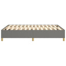 Boxspring sengeramme 140x200 cm stof mørkegrå