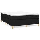 Boxspring sengeramme 140x200 cm stof sort