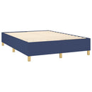 Boxspring sengeramme 140x200 cm stof blå