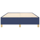 Boxspring sengeramme 140x200 cm stof blå