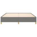 Boxspring sengeramme 160x200 cm stof mørkegrå