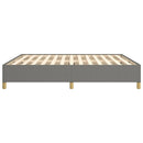 Boxspring sengeramme 160x200 cm stof mørkegrå