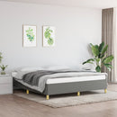 Boxspring sengeramme 160x200 cm stof mørkegrå