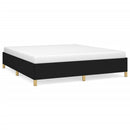 Boxspring sengeramme 160x200 cm stof sort