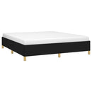 Boxspring sengeramme 160x200 cm stof sort