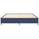 Boxspring sengeramme 160x200 cm stof blå