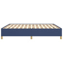 Boxspring sengeramme 160x200 cm stof blå