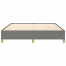 Boxspring sengeramme 180x200 cm stof mørkegrå