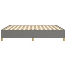 Boxspring sengeramme 180x200 cm stof mørkegrå