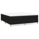 Boxspring sengeramme 180x200 cm stof sort