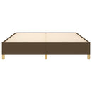 Boxspring sengeramme 180x200 cm stof mørkebrun