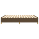 Boxspring sengeramme 180x200 cm stof mørkebrun