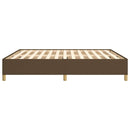Boxspring sengeramme 180x200 cm stof mørkebrun
