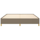 Boxspring sengeramme 180x200 cm stof gråbrun