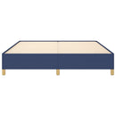 Boxspring sengeramme 180x200 cm stof blå
