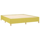 Boxspring sengeramme Grøn 180x200 cm Stof