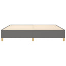 Boxspring sengeramme 200x200 cm stof mørkegrå