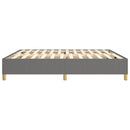 Boxspring sengeramme 200x200 cm stof mørkegrå
