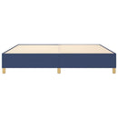 Boxspring sengeramme 200x200 cm stof blå