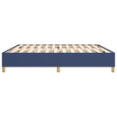 Boxspring sengeramme 200x200 cm stof blå