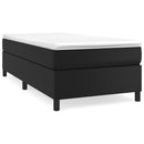 Boxspring sengeramme 80x200 cm kunstlæder sort