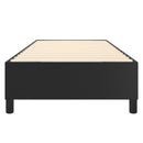 Boxspring sengeramme 80x200 cm kunstlæder sort