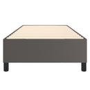 Boxspring sengeramme 80x200 cm kunstlæder grå