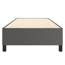 Boxspring sengeramme 80x200 cm kunstlæder grå