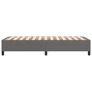 Boxspring sengeramme 80x200 cm kunstlæder grå