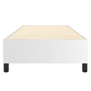 Boxspring sengeramme 90x190 cm kunstlæder hvid