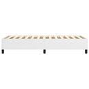 Boxspring sengeramme 90x190 cm kunstlæder hvid