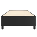 Boxspring sengeramme 90x200 cm kunstlæder sort