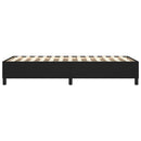 Boxspring sengeramme 90x200 cm kunstlæder sort