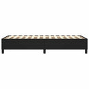 Boxspring sengeramme 90x200 cm kunstlæder sort