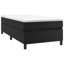 Boxspring sengeramme 100x200 cm kunstlæder sort