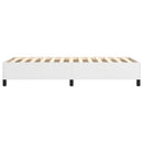 Boxspring sengeramme 100x200 cm kunstlæder hvid